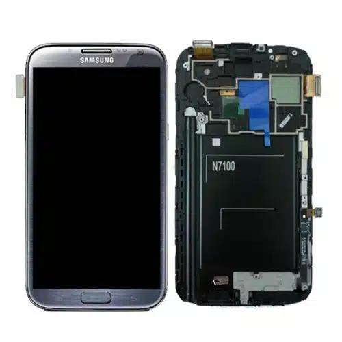Samsung Galaxy Note 2 scherm (N7100) lcd reparatie titanium grijs